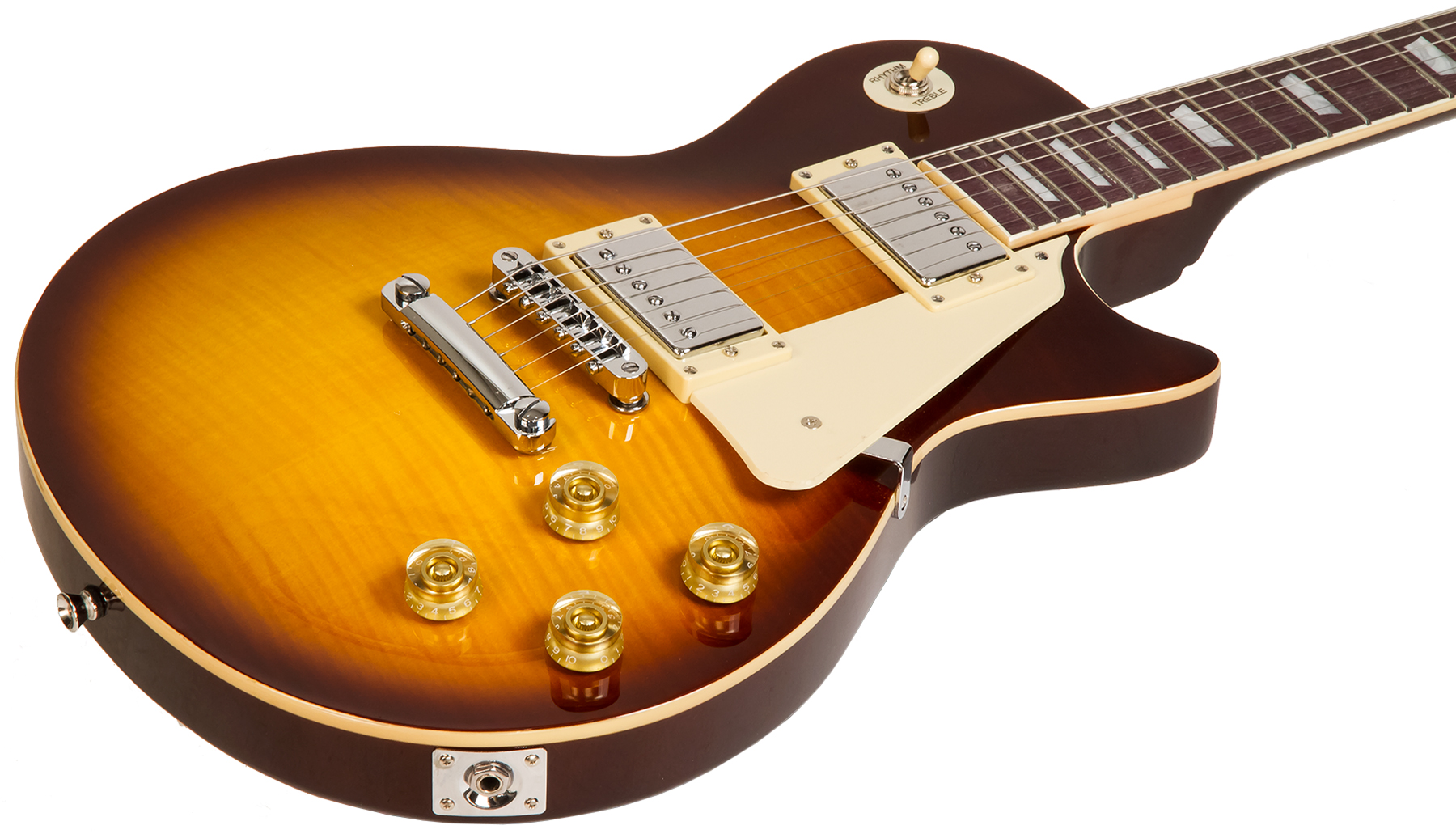 Eastone Lp200 +blackstar Id Core V3 10w +cable +mediators +housse - Honeyburst - Pack Guitare Électrique - Variation 2