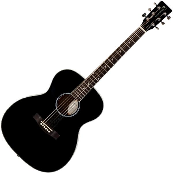 Pack guitare acoustique Eastone OM100-BLK +X-Tone Bag Pack - black