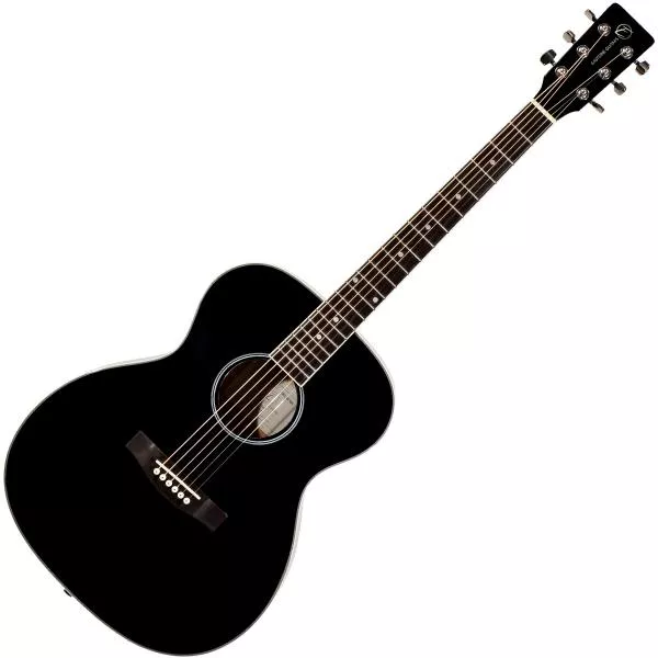 Guitare acoustique Eastone OM100-BLK - Black