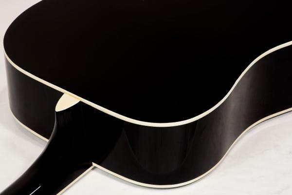 Guitare acoustique Eastone OM100-BLK - black
