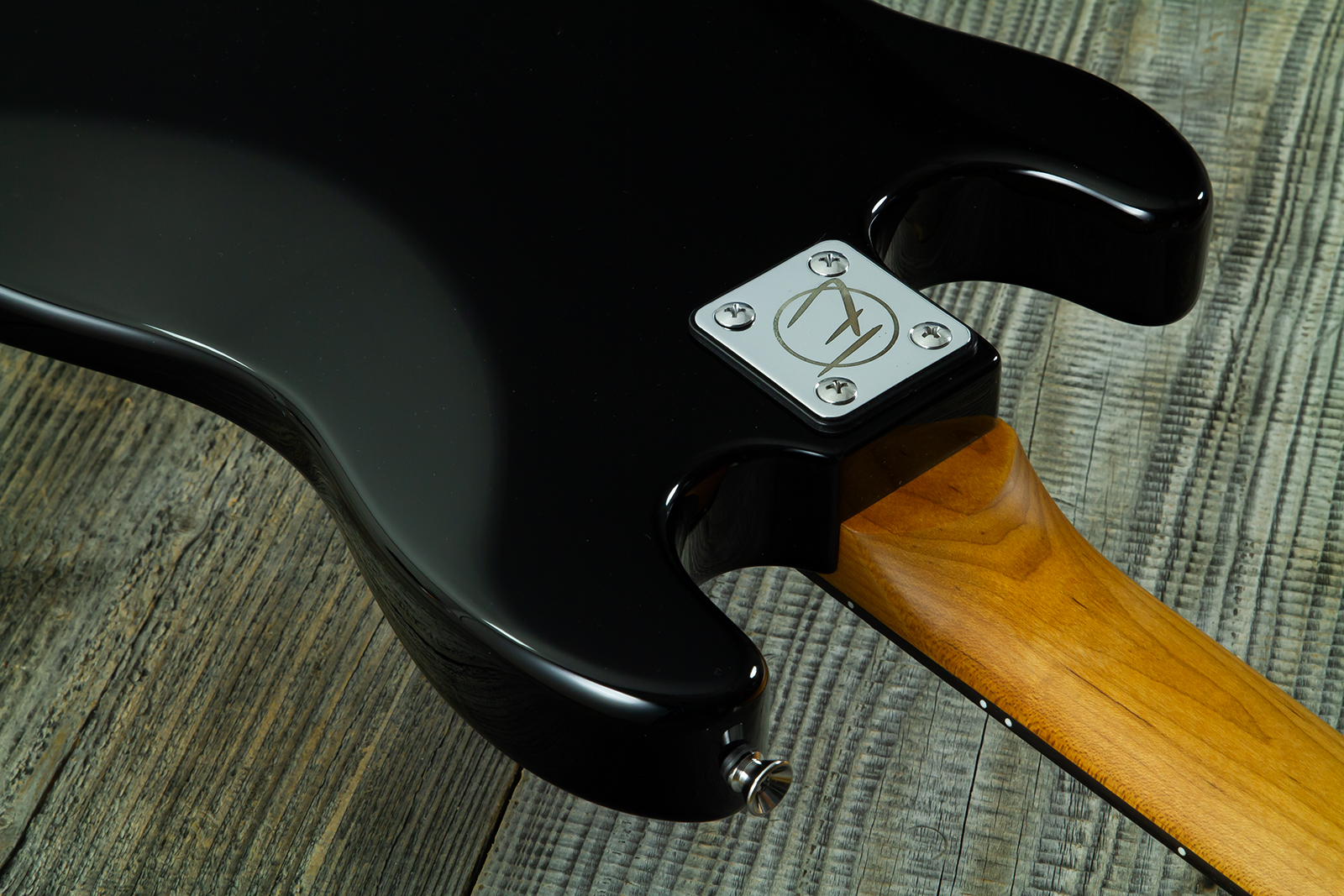 Eastone St-mini-blk 3s Trem Pur - Black - Guitare Électrique Enfant - Variation 9