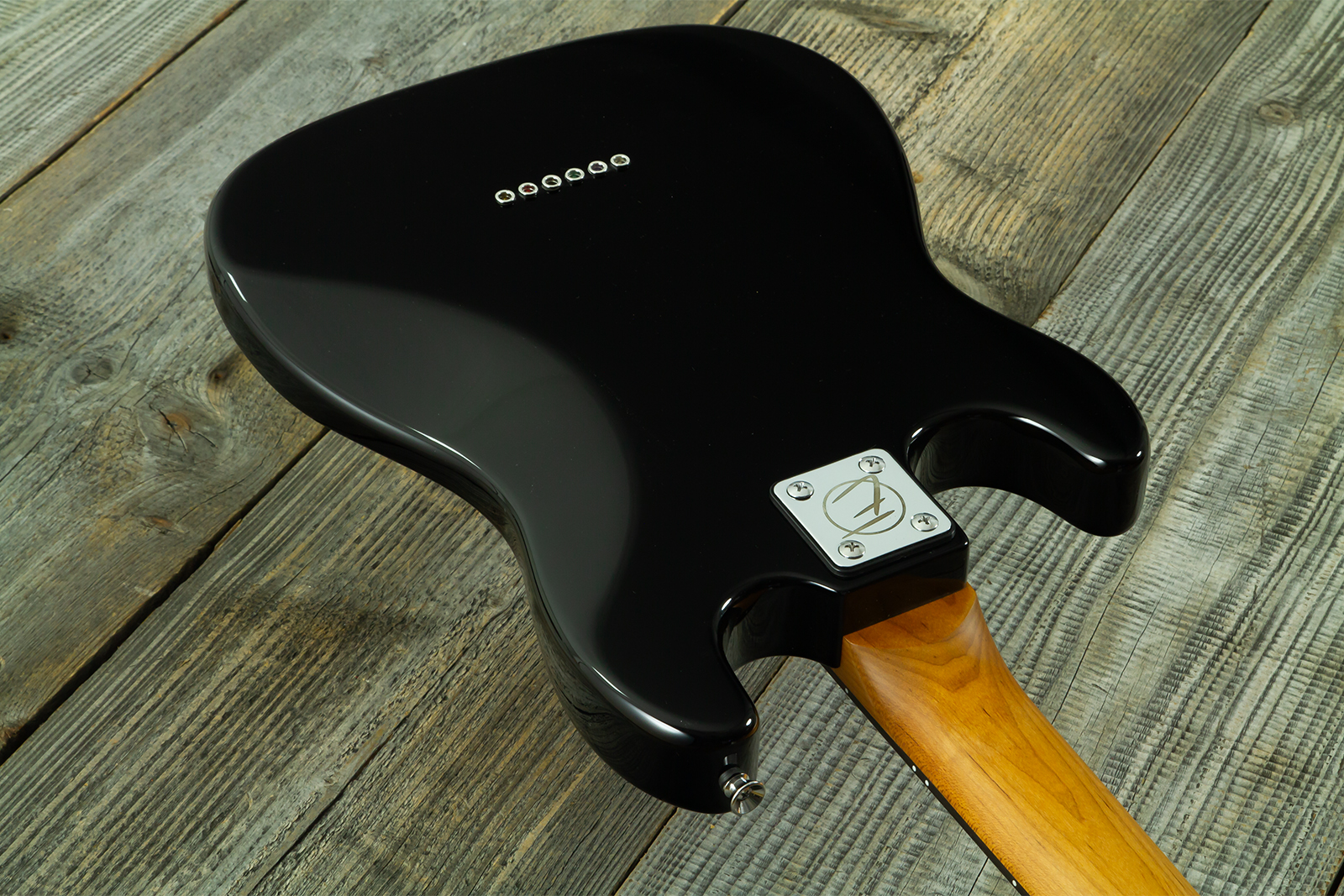 Eastone St-mini-blk 3s Trem Pur - Black - Guitare Électrique Enfant - Variation 8