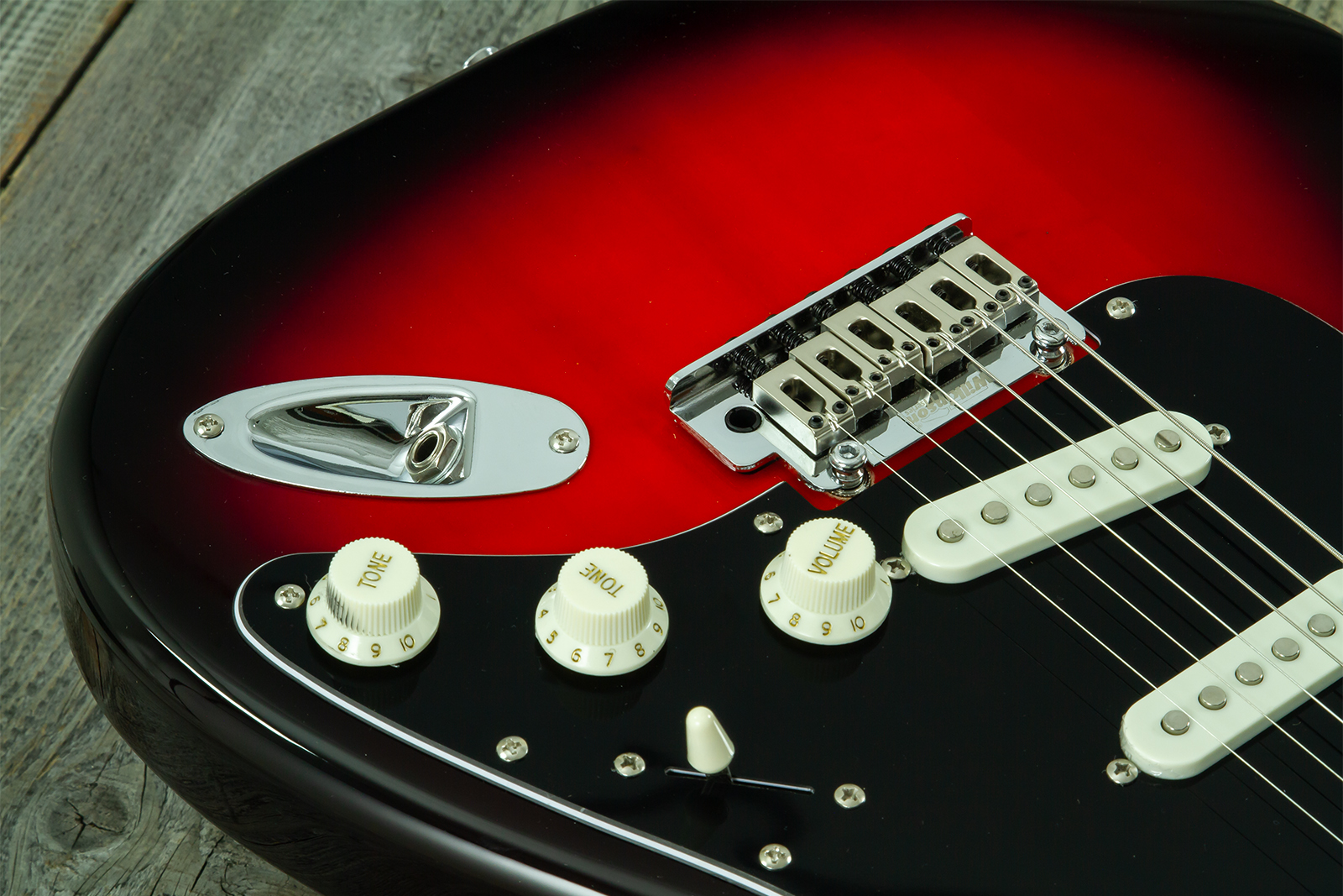 Eastone St100r-s3t-rw 3s Trem Rw - 3-tone Burst - Guitare Électrique Forme Str - Variation 3
