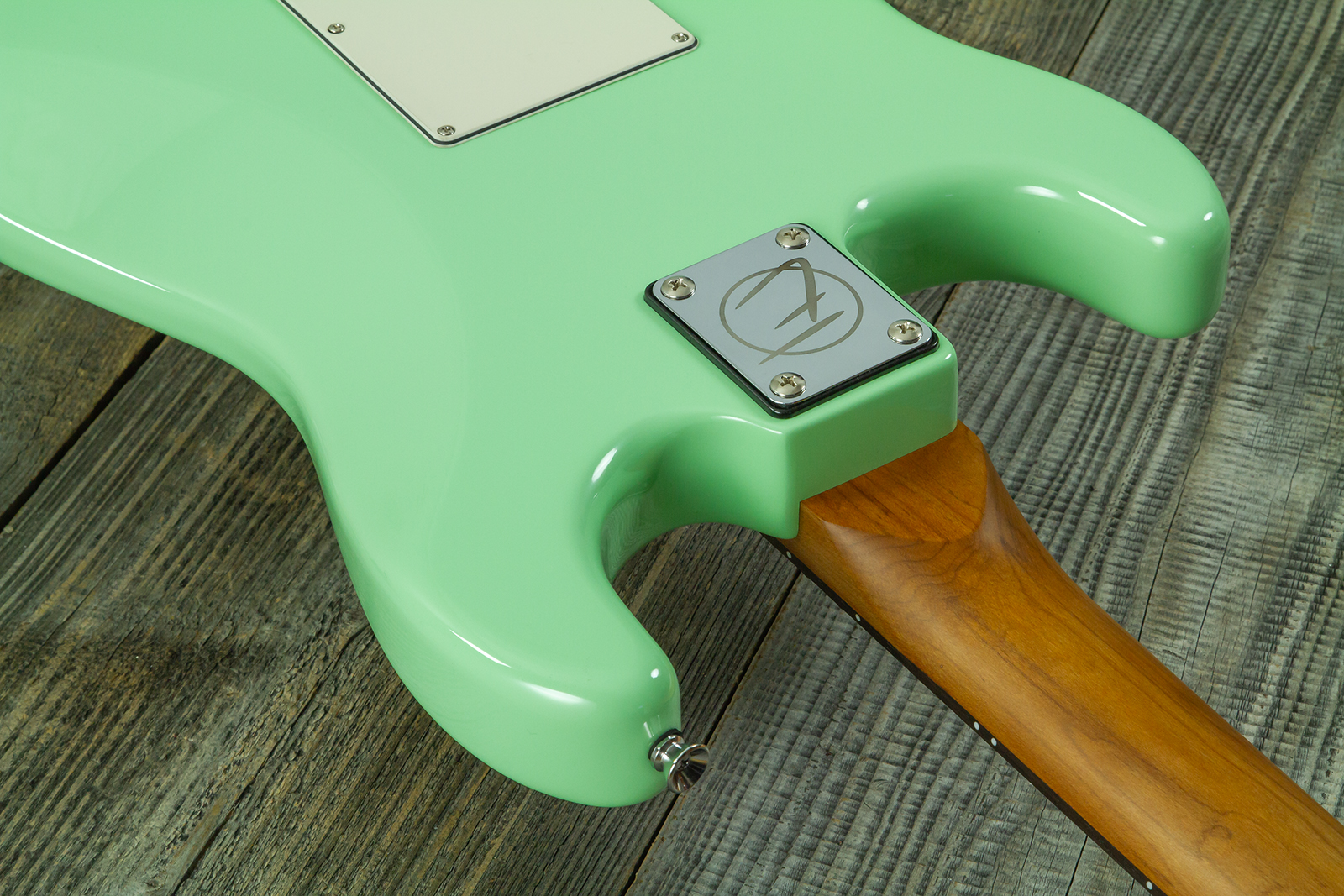 Eastone St150r-lg-rw Hss Trem Rw - Light Green - Guitare Électrique Forme Str - Variation 9
