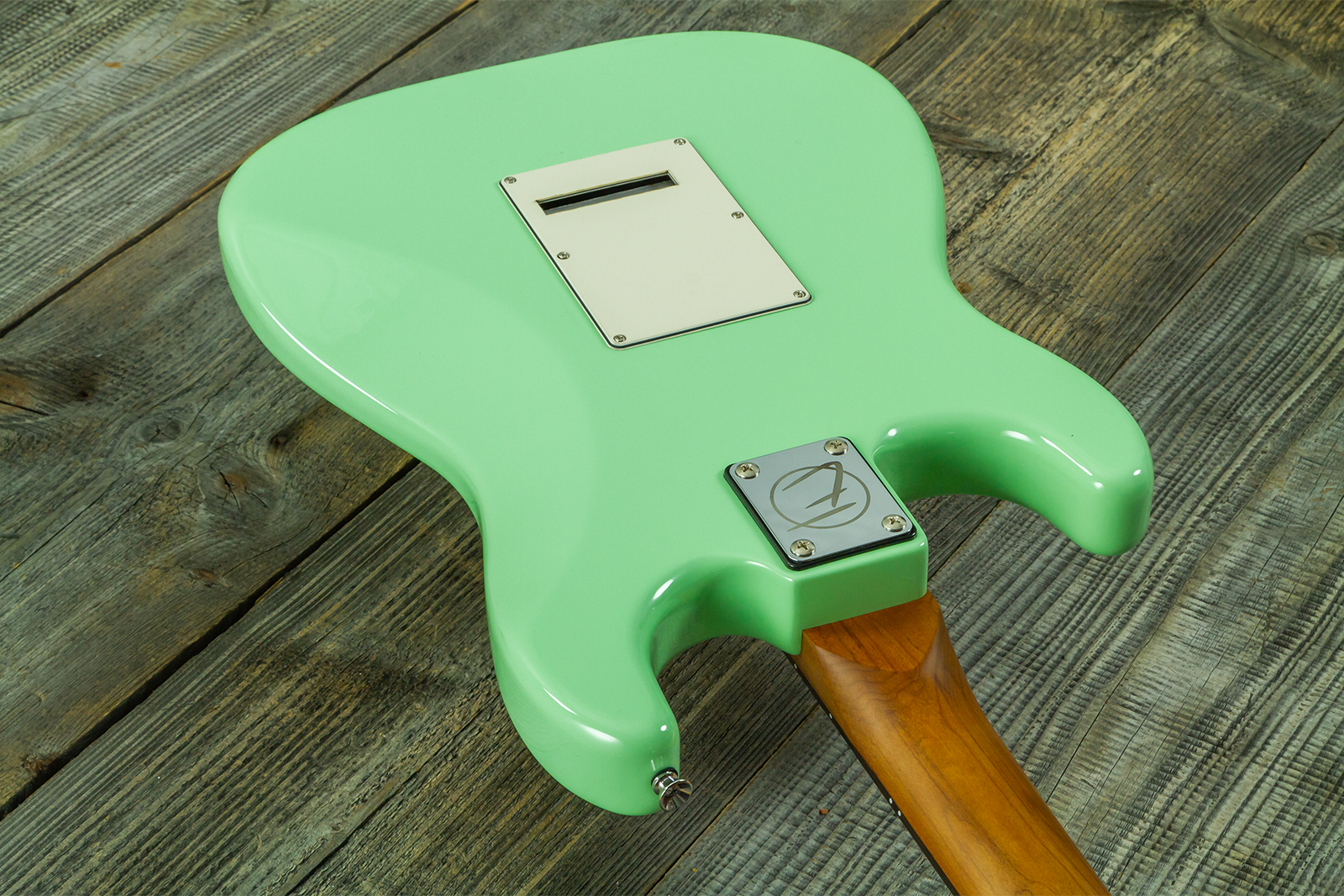 Eastone St150r-lg-rw Hss Trem Rw - Light Green - Guitare Électrique Forme Str - Variation 8