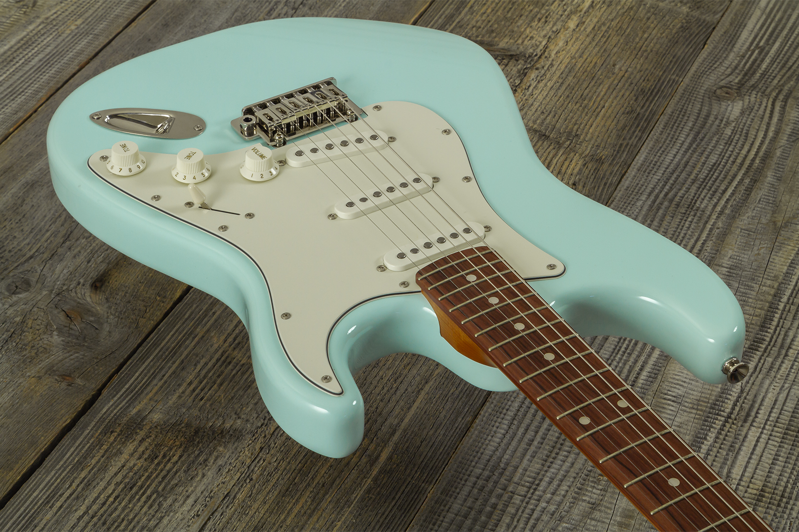 Eastone St500r-lb-rw 3s Trem Rw - Light Blue - Guitare Électrique Forme Str - Variation 2