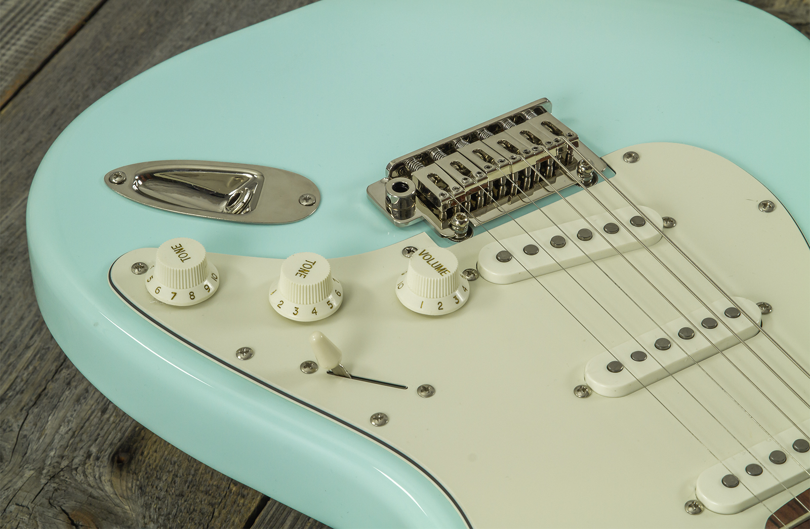 Eastone St500r-lb-rw 3s Trem Rw - Light Blue - Guitare Électrique Forme Str - Variation 3
