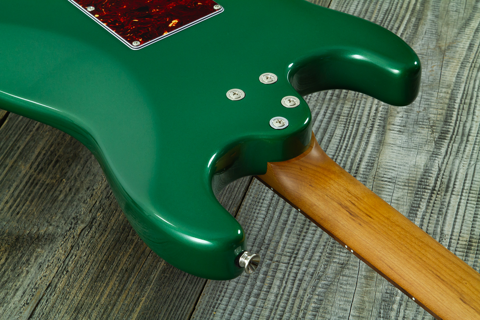 Eastone St550r-dmg Hss Trem Rw - Dark Metal Green - Guitare Électrique Forme Str - Variation 10