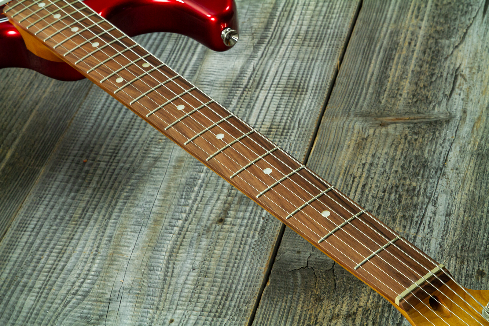 Eastone St550r-mr Hss Trem Rw - Metal Red - Guitare Électrique Forme Str - Variation 5