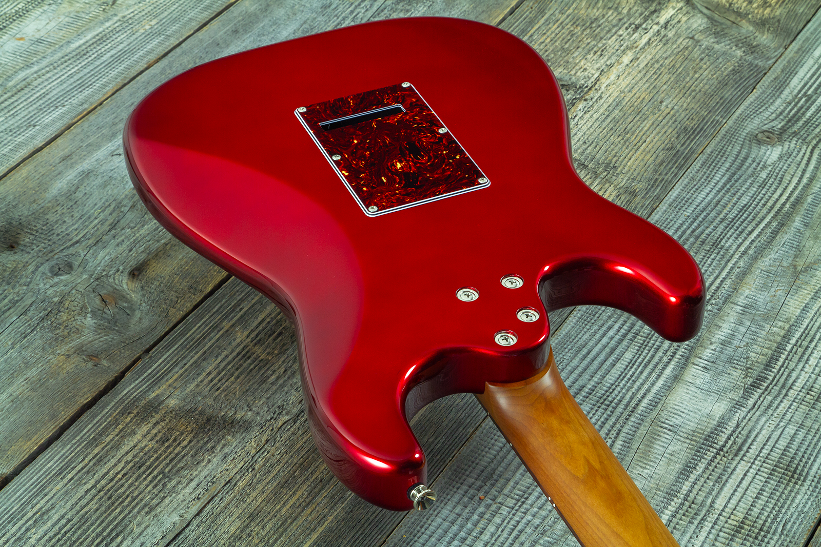 Eastone St550r-mr Hss Trem Rw - Metal Red - Guitare Électrique Forme Str - Variation 7