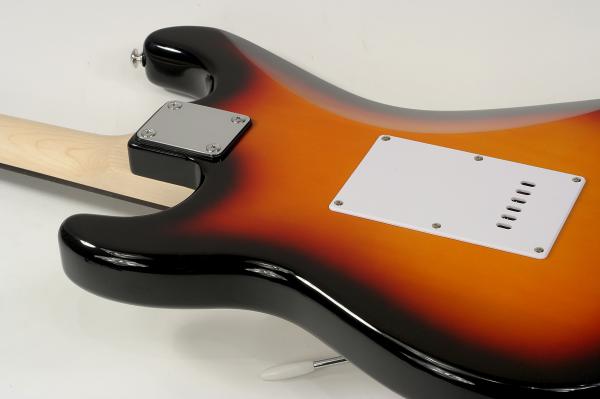 Guitare électrique solid body Eastone STR70 (PUR) - 3-tone sunburst