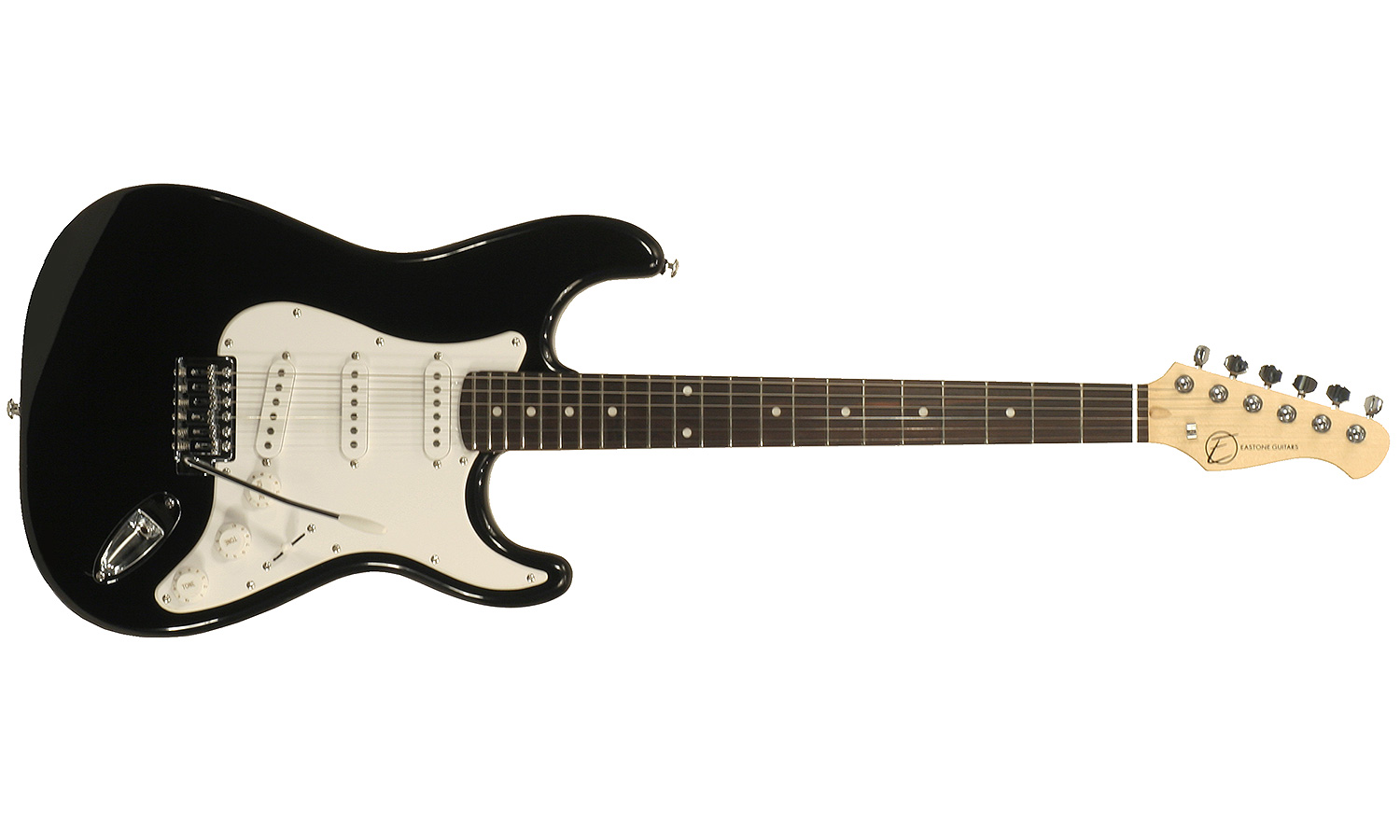 Eastone Str70-blk 3s Pur - Black - Guitare Électrique Forme Str - Variation 1