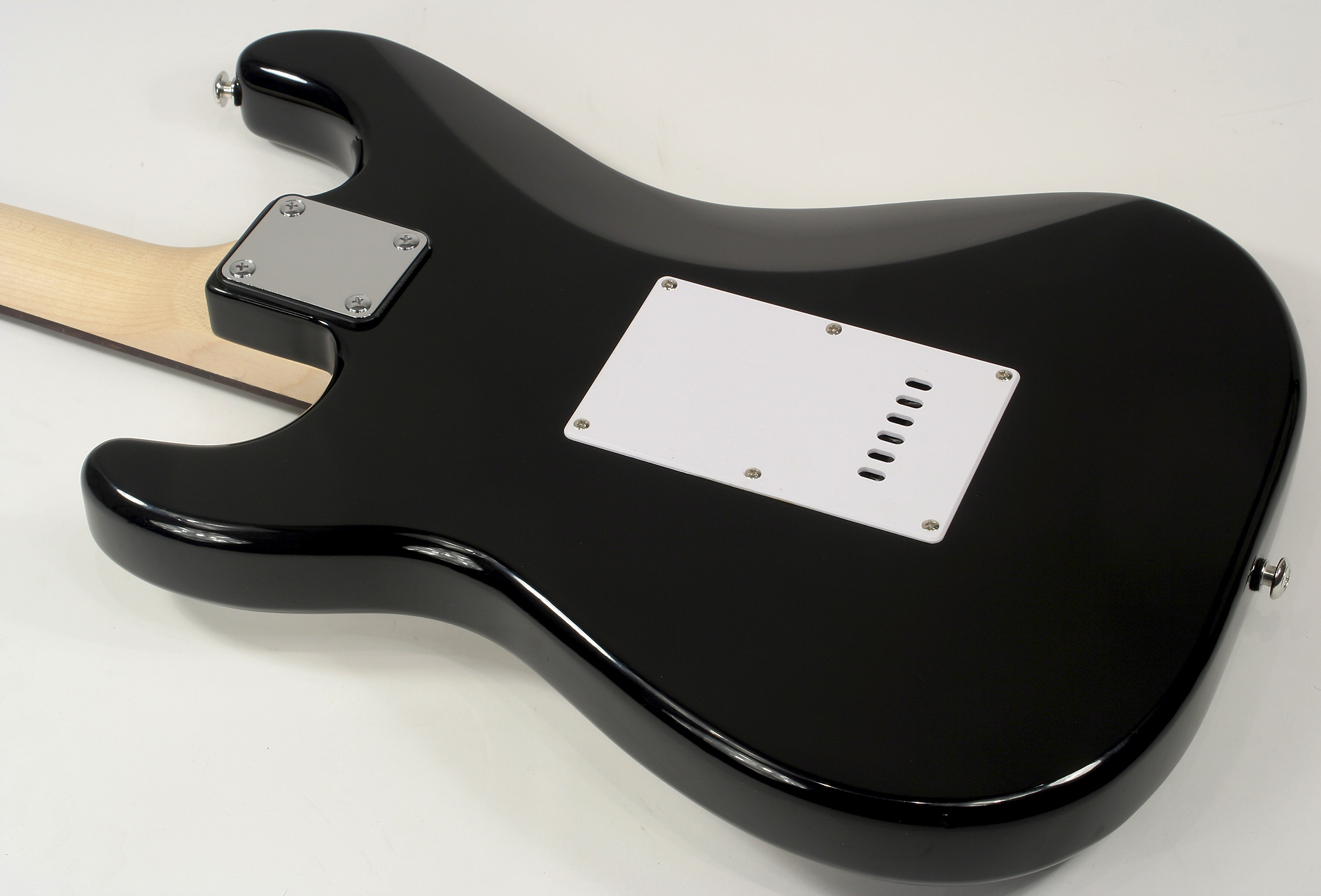 Eastone Str70-blk 3s Pur - Black - Guitare Électrique Forme Str - Variation 4