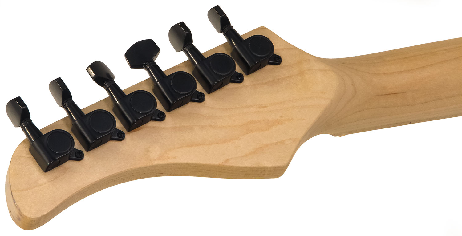 Eastone Str70 Gil Sss Trem Mn - Black - Guitare Électrique Forme Str - Variation 5