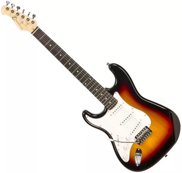 Guitare électrique solid body Eastone STR70T 3TS Gaucher (PUR) - Sunburst