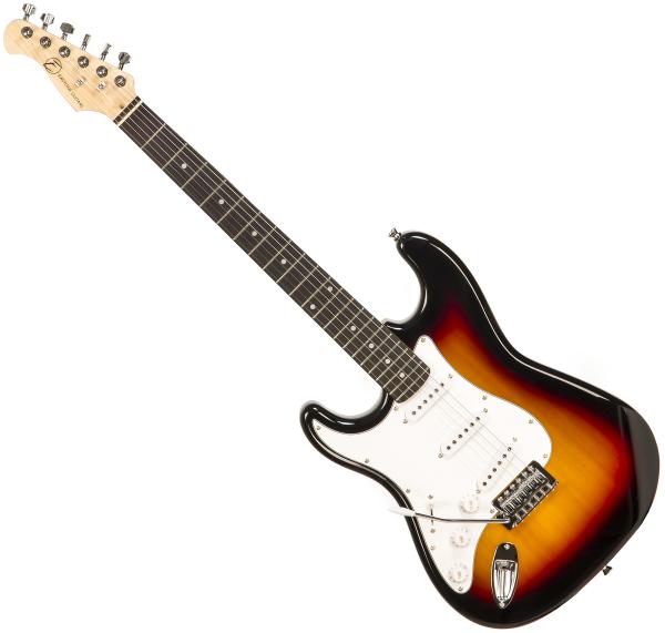 Pack guitare électrique Eastone STR70T LH +Marshall MG10G +Accessories - sunburst