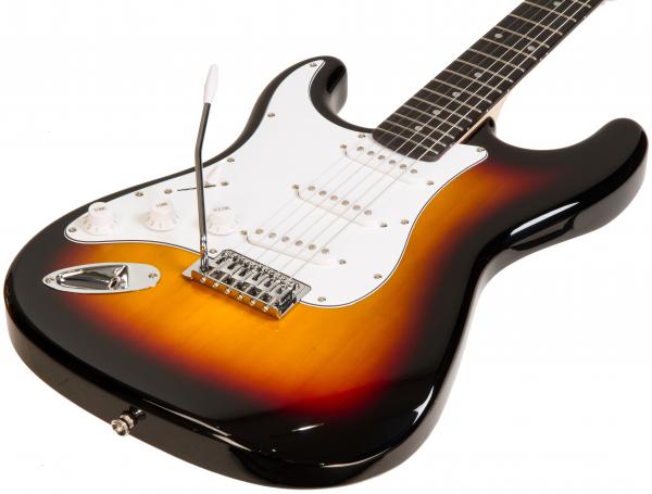 Pack guitare électrique Eastone STR70T LH +Marshall MG10G +Accessories - sunburst