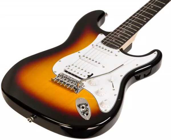 Guitare électrique solid body Eastone STR80T 3TS (PUR) - sunburst