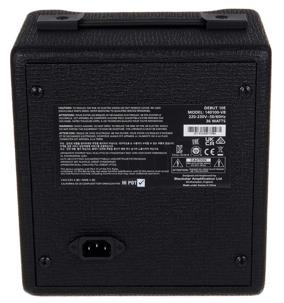 Eastone Tl70 +blackstar Debut 10 +cable +clip-on Tuner +mediators +housse +courroie - Black - Pack Guitare Électrique - Variation 13