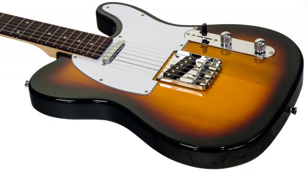Guitare électrique solid body Eastone TL70 (RW) - 3 tone sunburst