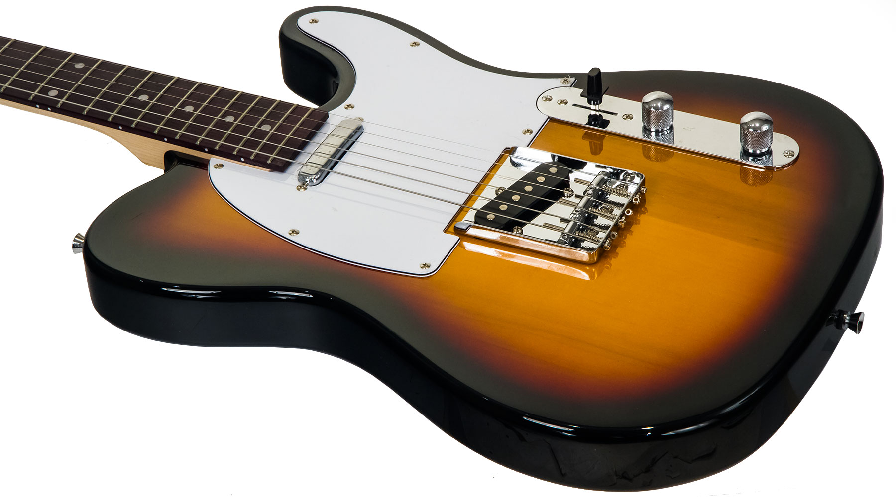 Eastone Tl70 Ss Ht Pur - 3 Tone Sunburst - Guitare Électrique Forme Tel - Variation 2