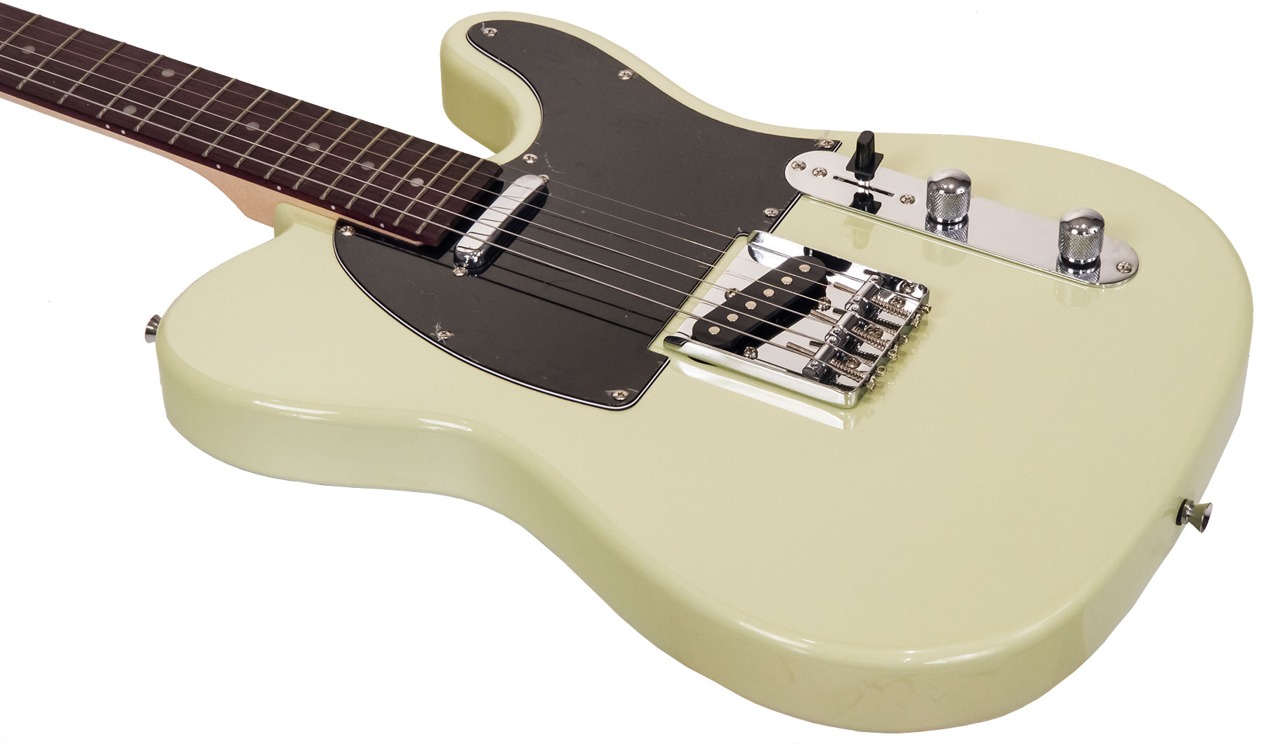 Eastone Tl70 Ss Ht Rw - Ivory - Guitare Électrique Forme Tel - Variation 2