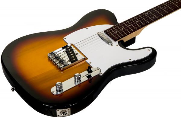 Guitare électrique solid body Eastone TL70 (RW) - 3 tone sunburst