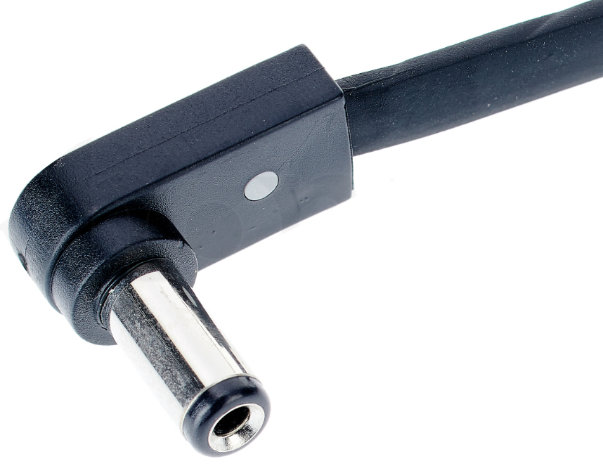 Ebs Cable Alimentation Pedale Dc Power Flat Cable Dc1-28 90/90 Coude/coude 28cm - Alimentation - Variation 1