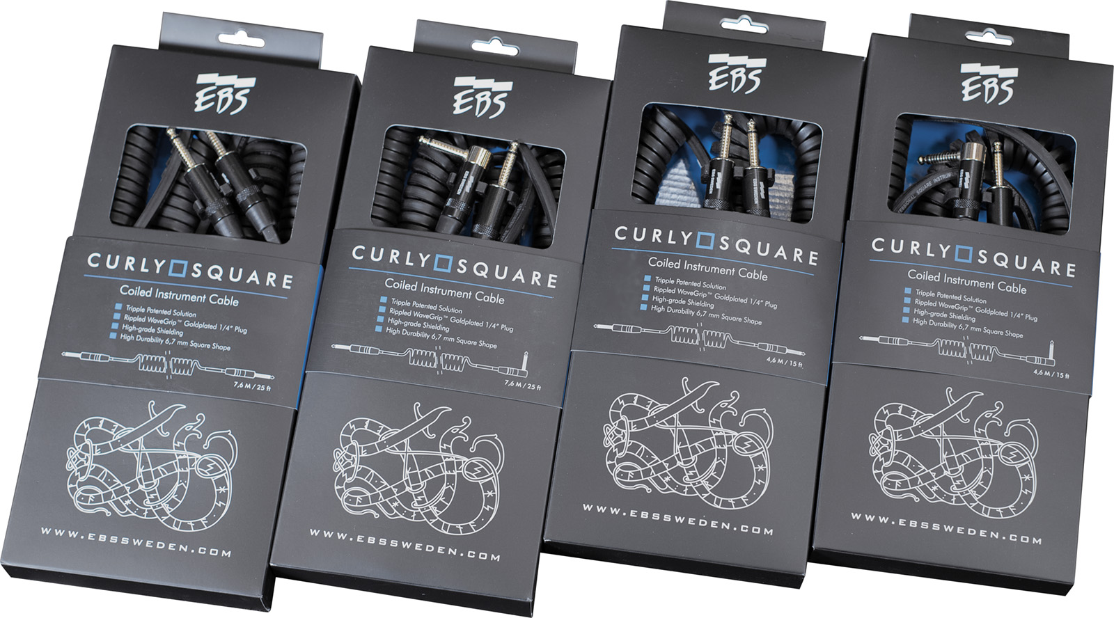 Ebs Cable Instrument Curlsquare 5m - CÂble - Variation 3
