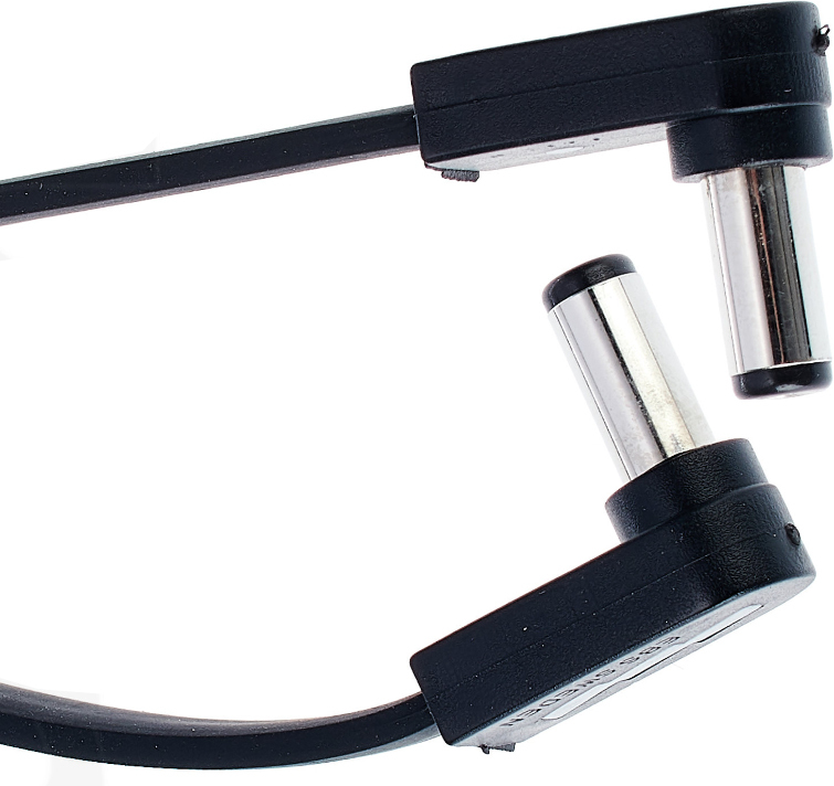 Ebs Cable Alimentation Pedale Dc Power Flat Cable Dc1-28 90/90 Coude/coude 28cm - Alimentation - Main picture