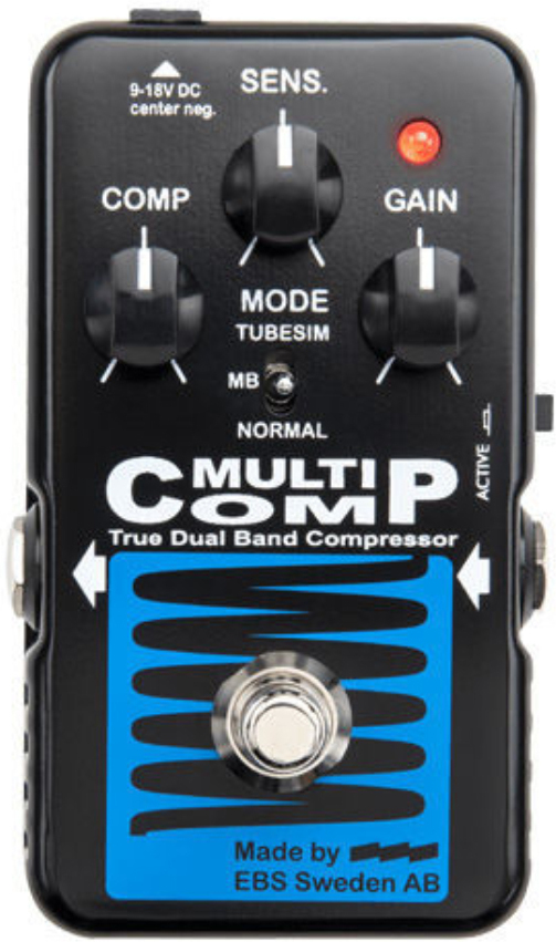 Ebs Multicomp Blue Label - PÉdale Compression / Sustain / Noise Gate - Main picture