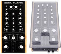 Pack dj avec housse/flight/decksaver Ecler WARM 2  + Decksaver