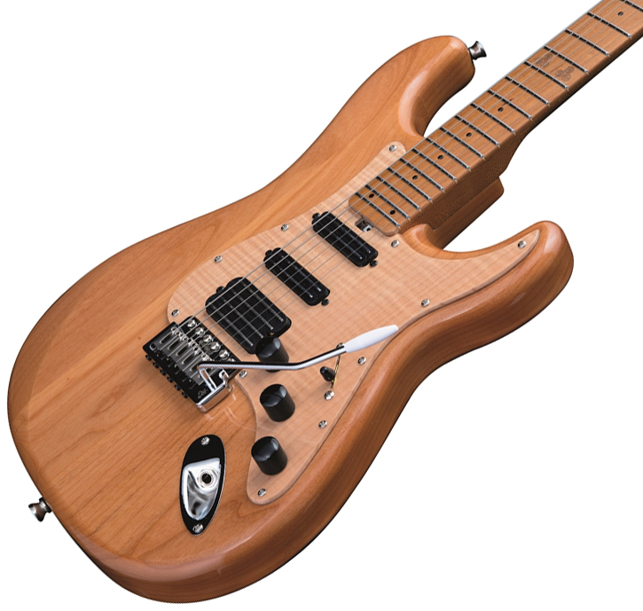 Eko Aire Standard Original Hss Trem Mn - Natural - Guitare Électrique Forme Str - Variation 2