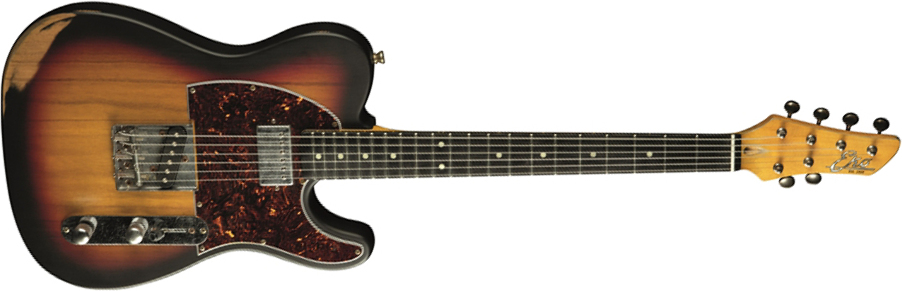 Eko Tero Relic Original Sh Ht Wpc - Sunburst - Guitare Électrique Forme Tel - Main picture