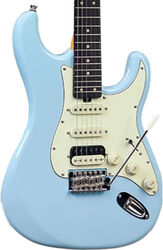 Guitare électrique forme str Eko Original Aire V-NOS - Daphne blue