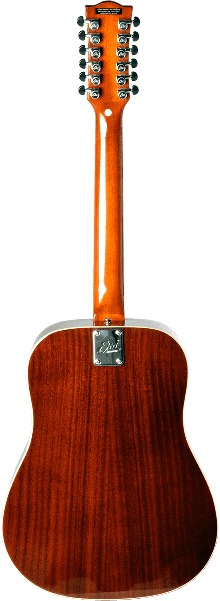 Eko Ranger Vr Xii 12-cordes Epicea Sapelli - Vintage Natural - Guitare Acoustique - Variation 1