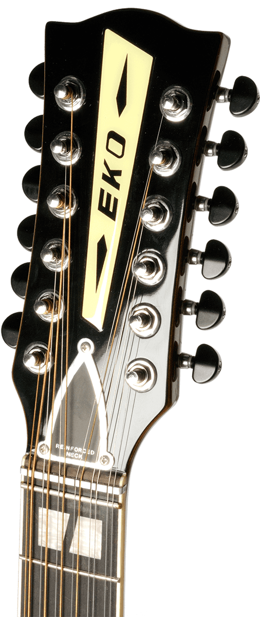 Eko Ranger Vr Xii 12-cordes Epicea Sapelli - Vintage Natural - Guitare Acoustique - Variation 2
