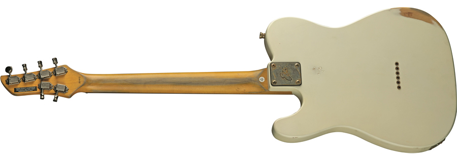 Eko Tero Relic Original Sh Ht Wpc - Olympic White - Guitare Électrique Forme Tel - Variation 1