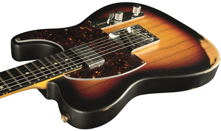 Eko Tero Relic Original Sh Ht Wpc - Sunburst - Guitare Électrique Forme Tel - Variation 3