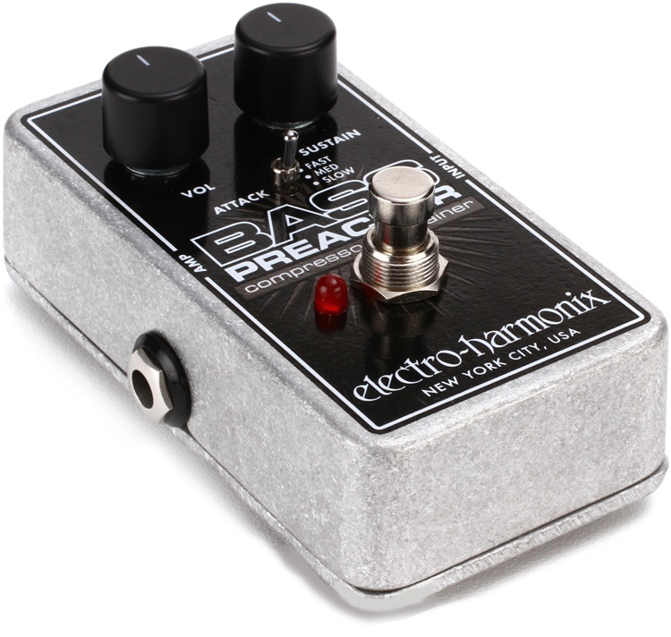 Electro Harmonix Bass Preacher Compressor/sustainer - PÉdale Compression / Sustain / Noise Gate Basse - Variation 3