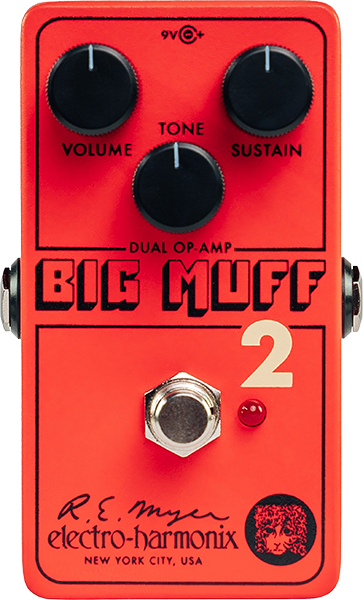 ギター BIG MUFF Electro-Harmonix Big Muff Pi Hardware Plug-in Effects Pedal and 2