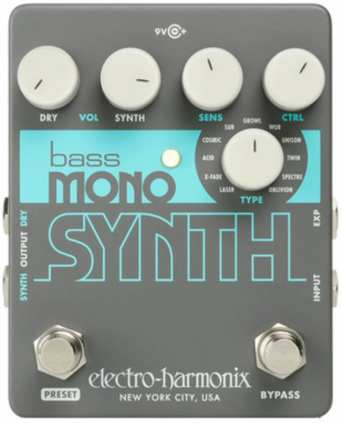 Electro Harmonix Bass Mono Synth Bass Synthesizer - PÉdale Effet Simulation - Modelisation - Main picture