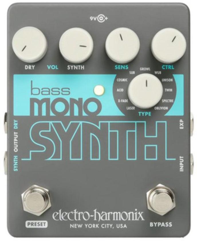Pédale effet simulation - modelisation Electro harmonix Bass Mono Synth Bass Synthesizer
