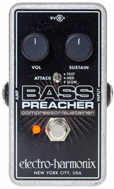 Electro Harmonix Bass Preacher Compressor Sustainer - PÉdale Compression / Sustain / Noise Gate - Main picture