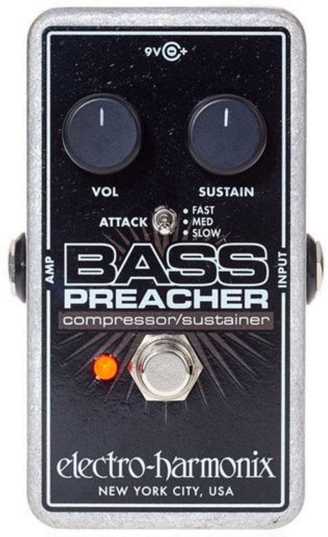 Pédale compression / sustain / noise gate Electro harmonix Bass Preacher Compressor/Sustainer