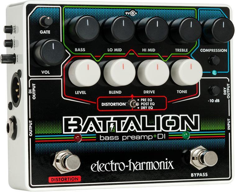 Preampli basse Electro harmonix Battalion Bass Preamp & DI
