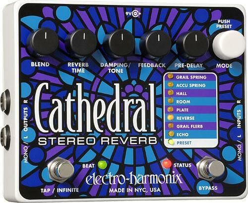 Electro Harmonix Cathedral Xo Stereo Reverb - PÉdale Reverb / Delay / Echo - Main picture