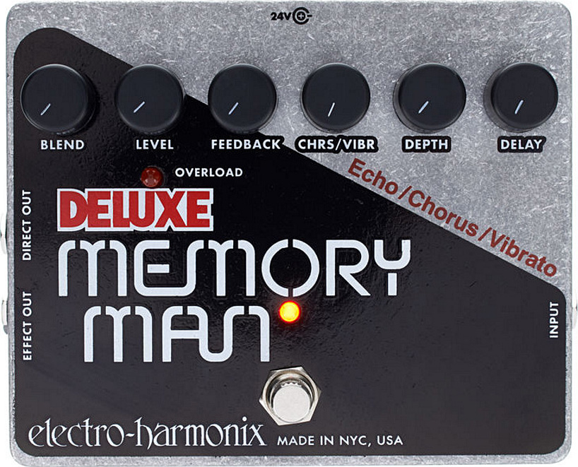 Electro Harmonix Deluxe Memory Man Analog Delay Chorus Vibrato - PÉdale Reverb / Delay / Echo - Main picture