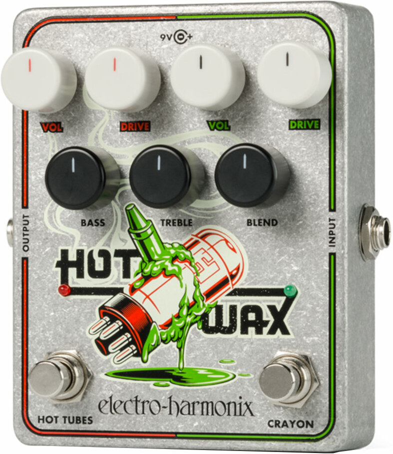 Electro Harmonix Hot Wax Dual Overdrive - PÉdale Overdrive / Distortion / Fuzz - Main picture