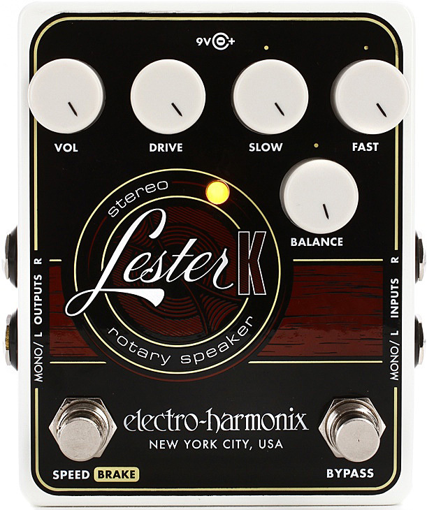Electro Harmonix Lester K Stereo Rotary Speaker - PÉdale Chorus / Flanger / Phaser / Tremolo - Main picture